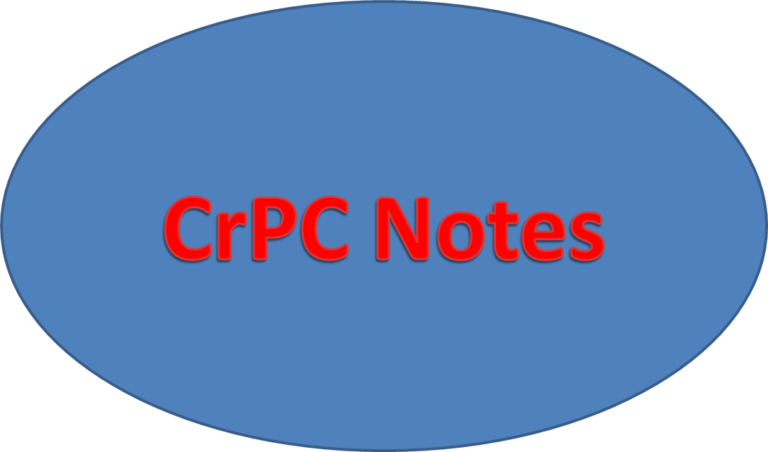 CrPC Notes