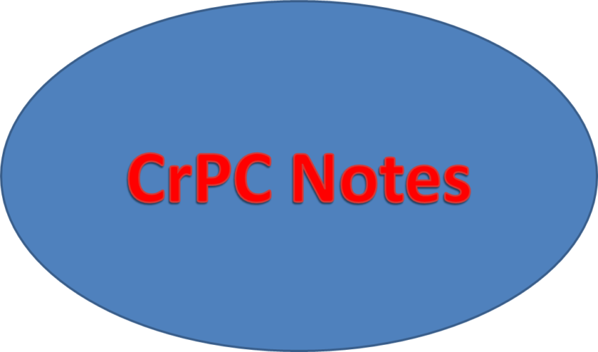 CrPC Notes