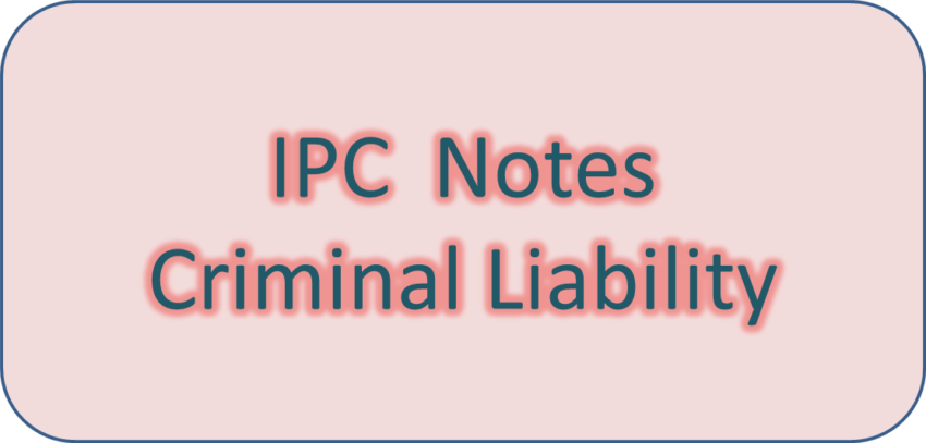 IPC Criminal Liability