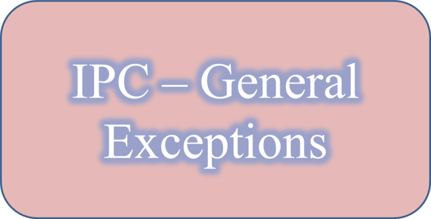 IPC - General Exceptions